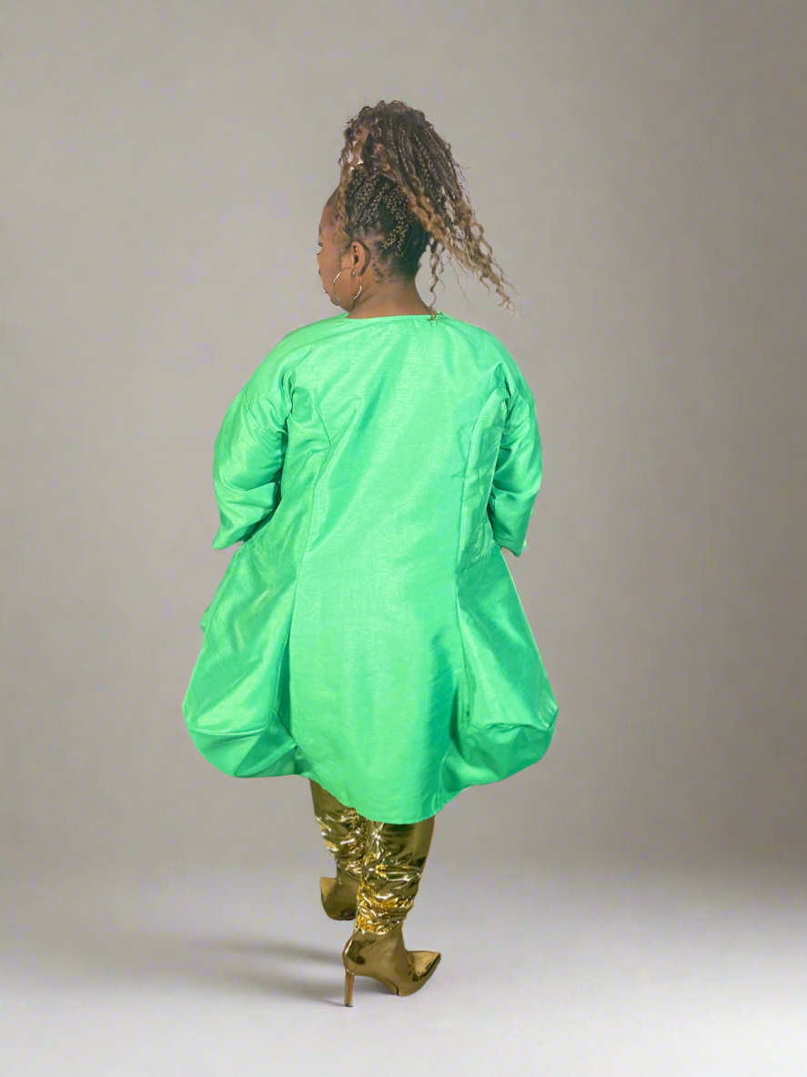 Balloon Dress / Green