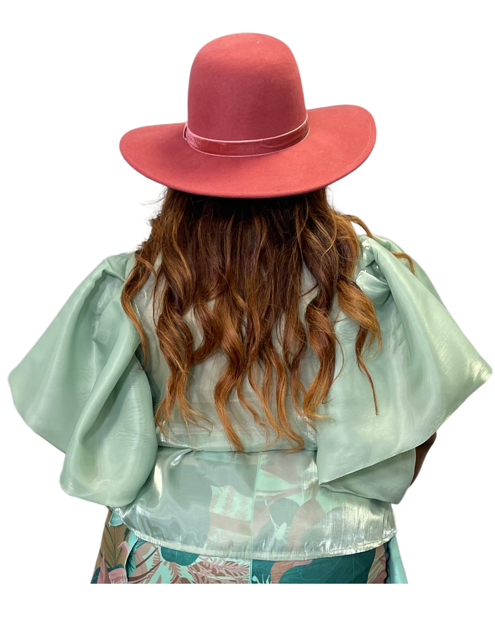 Mint Breeze Ruffle Blouse