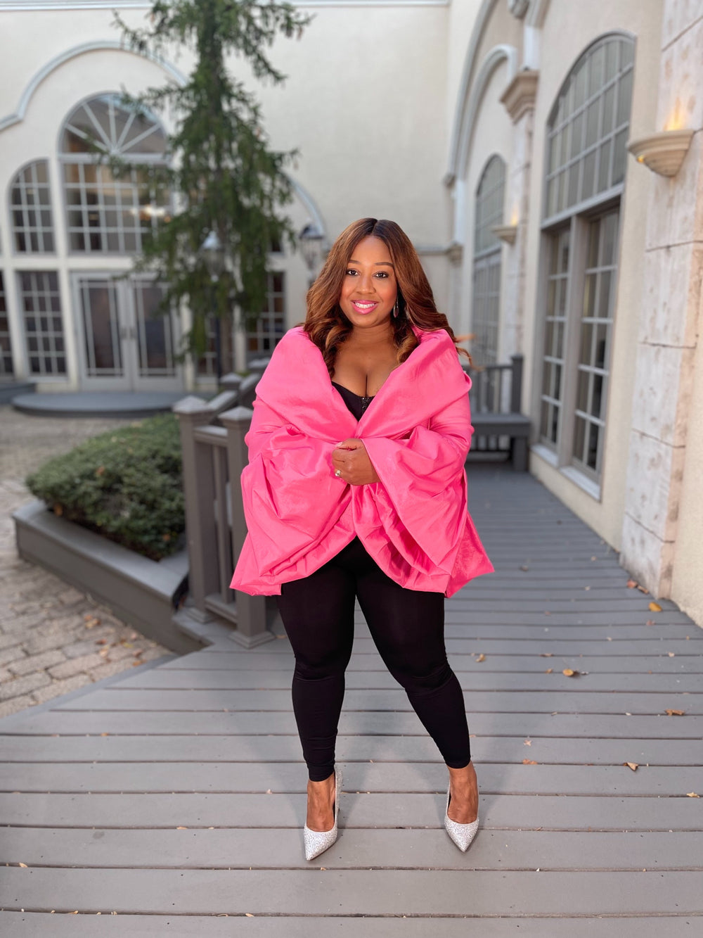 Pink Petal Perfection Peplum Jacket