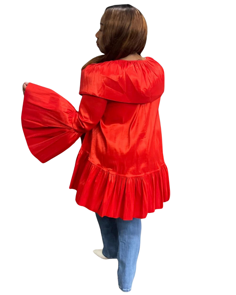 Red Peplum Jacket