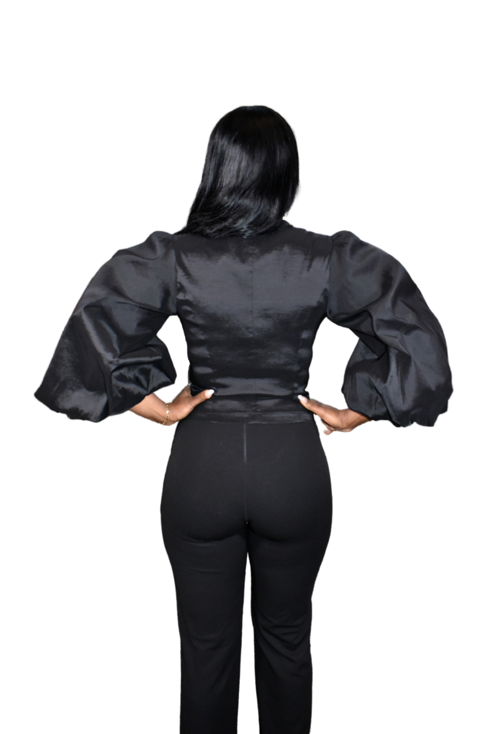 V-Neck Puff Sleeve Top